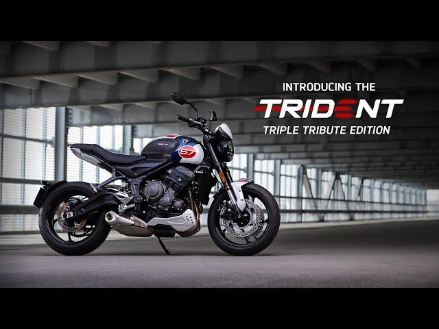 2024 Triumph Trident Triple Tribute Edition