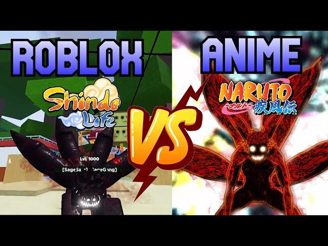 All Team 7 Powers In Shindo Life Vs Anime Part 1