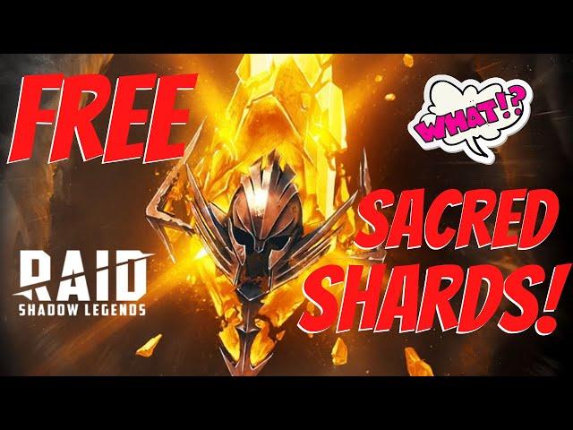 EVERY WAY TO GET FREE SACRED SHARDS in Raid: Shadow Legends