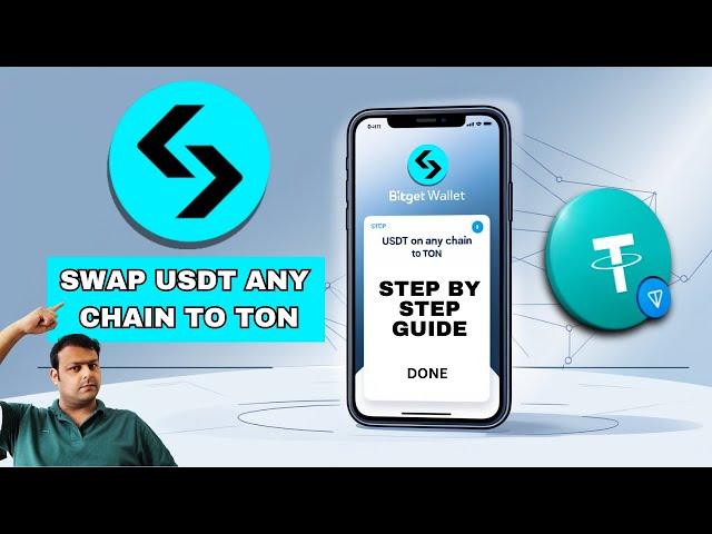 How To Convert USDT on Any Chain To TON on Bitget Wallet | Step-by-Step Guide