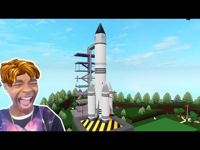 Roblox BUILD A BOAT Funny Moments MEMES (BIG ROCKET)