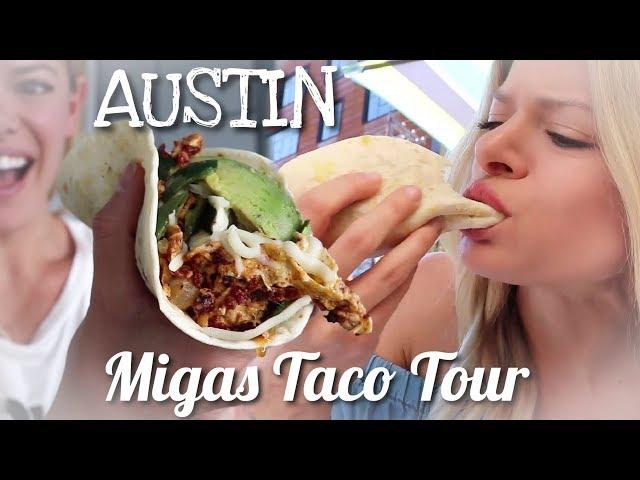 Migas Breakfast Tacos in Austin | Mukbang