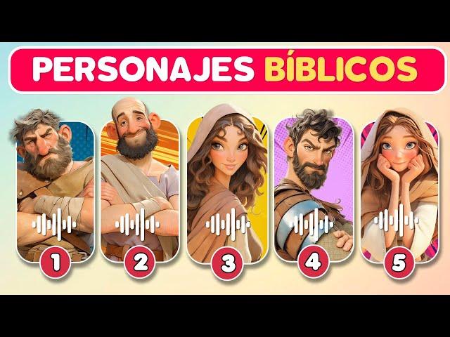 Descubre el personaje bíblico por su voz | Preguntas de la Biblia para niños 