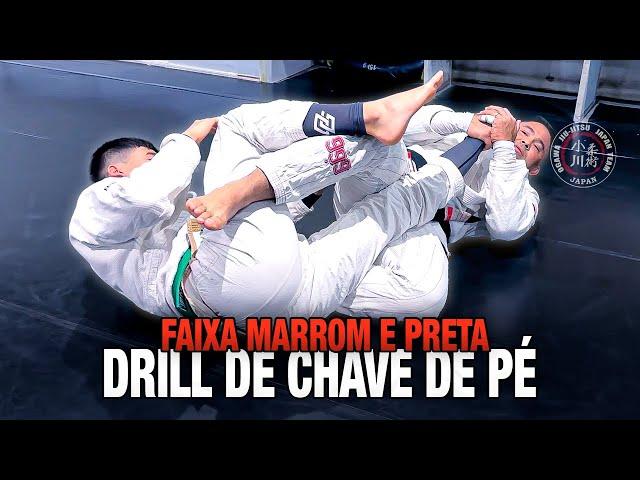 DRILL DE CHAVE DE PÉ  - FAIXA MARROM E PRETA  I ALEXANDRE OGAWA #bjj