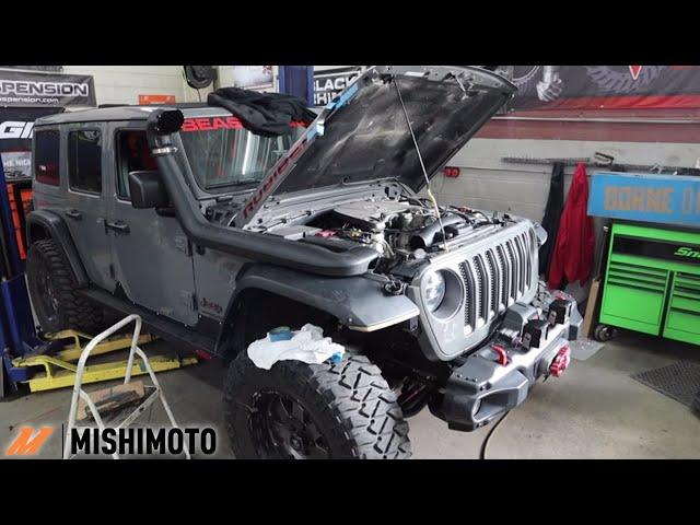 WHY KEEP YOUR STOCK JEEP PARTS!? Wrangler JL Snorkel Install & Body Repairs