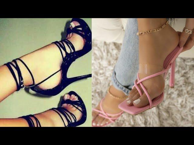 styles très charmants de chaussures à talons hauts/ charming collection of high heel open toe sandal