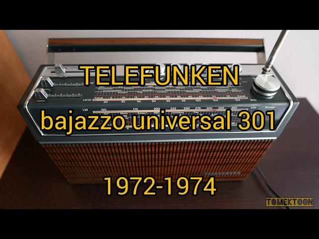 TELEFUNKEN bajazzo universal 301 transistor radio (1972-74)