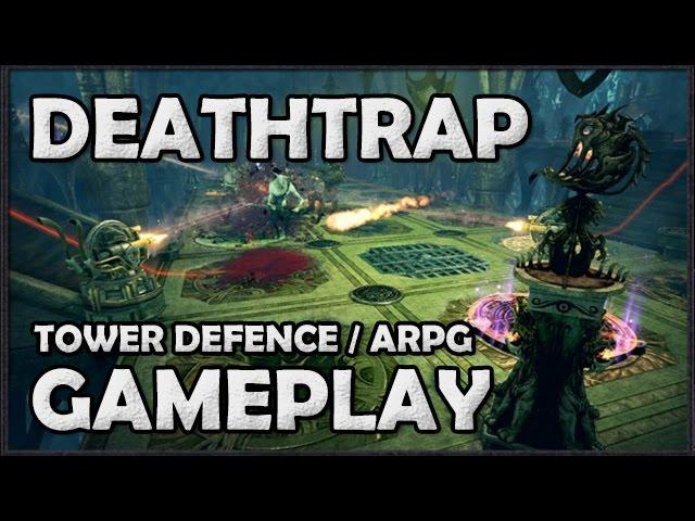 DEATHTRAP Gameplay - Campaign Mission - Tower Defence / Action RPG from Van Helsing Devs