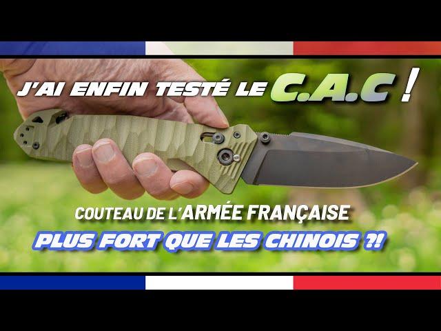 CAC TB Outdoor. Couteau de l'ARMÉE FRANÇAISE. J'ai beaucoup à en dire !