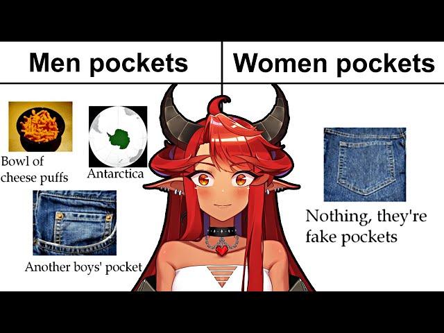 WHY DO WE EVEN HAVE POCKETS?? | Womansplaining Men to Women