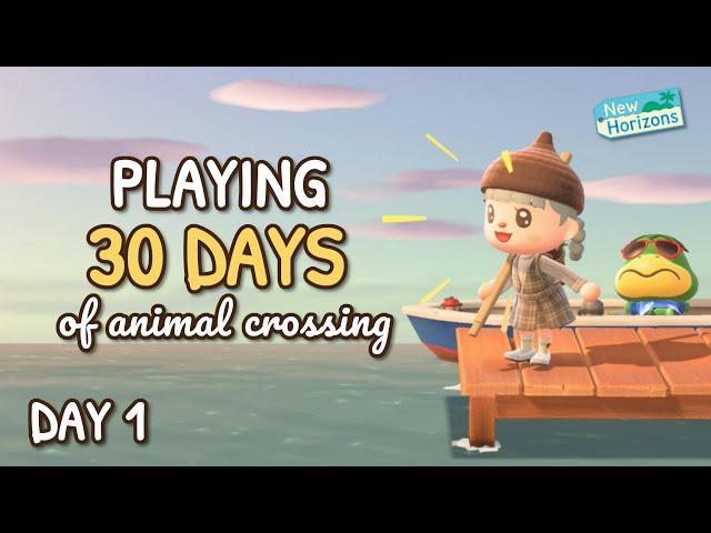 FINALLY STARTING My Forever Island!  (DAY 1) 30 Days of Animal Crossing!