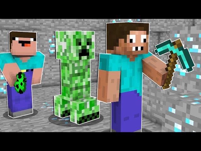 НУБ И 7 ПРАНКОВ НАД ПРО В МАЙНКРАФТ ! НУБИК НЕВИДИМКА ПРОТИВ ТРОЛЛИНГ ЛОВУШКА В MINECRAFT Дак Плей