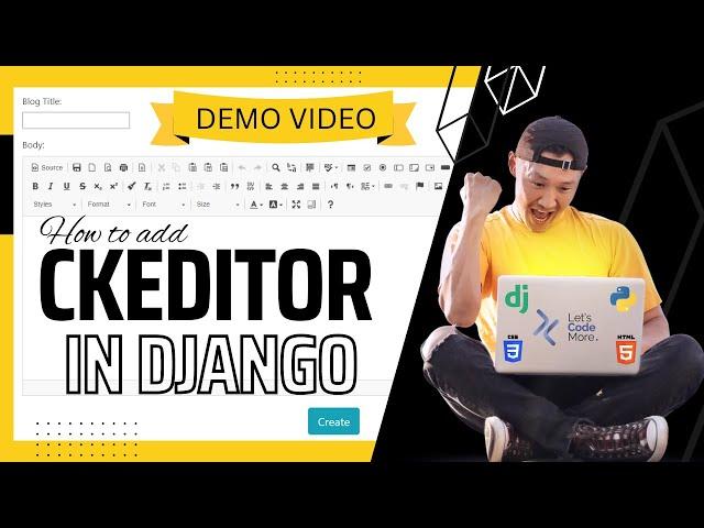 CKEditor in Django | Demo video