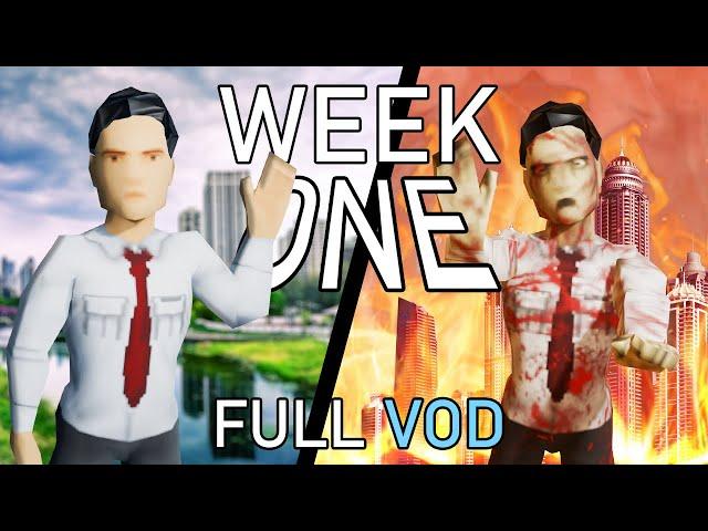 FIRST LOOK at Project Zomboid's WEEK ONE MOD! - (Full VOD)