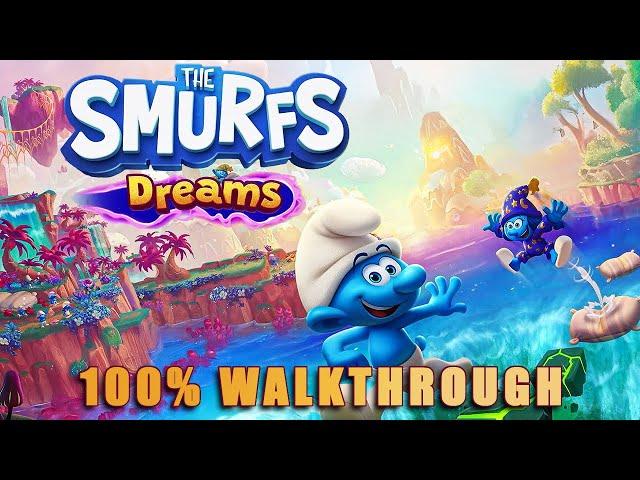 THE SMURFS DREAMS Gameplay Walkthrough FULL GAME 100% [4K 60FPS] - No Commentary