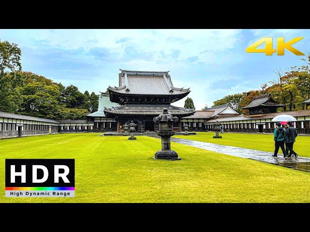 【4K HDR】Walk in Takaoka Zuiryuji Temple - Japan Walking Tour - Fall 2020