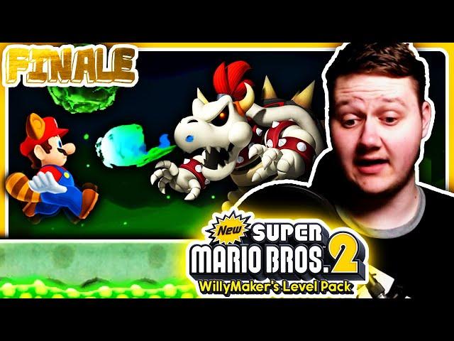 Ultra EPISCHER CUSTOM Final Bosskampf gegen Knochen-Bowser [ENDE]  NSMB2 WillyMaker's Level Pack #2