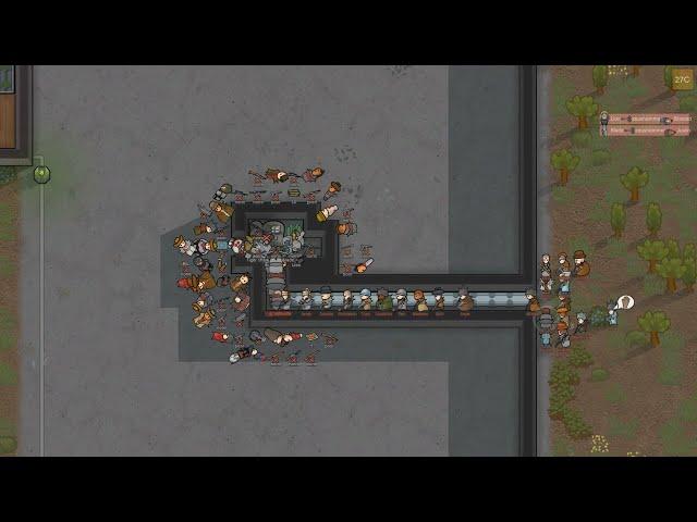 Rimworld 5v1 melee kill box that STOP enemy from SHOOTING at all