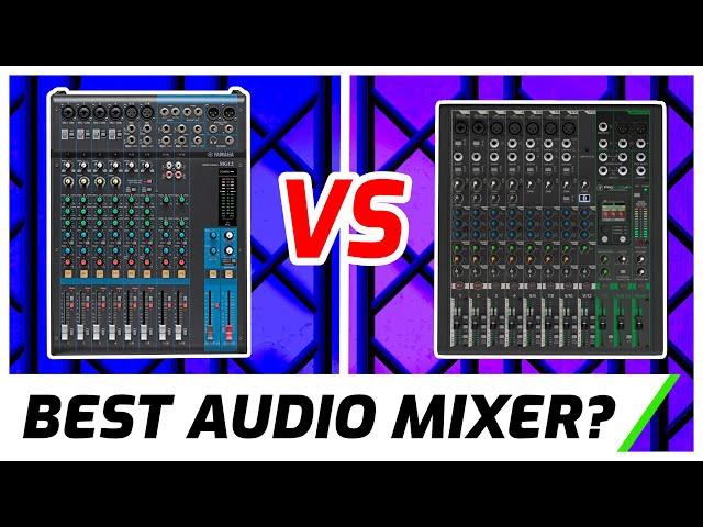 Yamaha MG12XU vs Mackie ProFX12v3 Audio Mixer | Comparison & Review