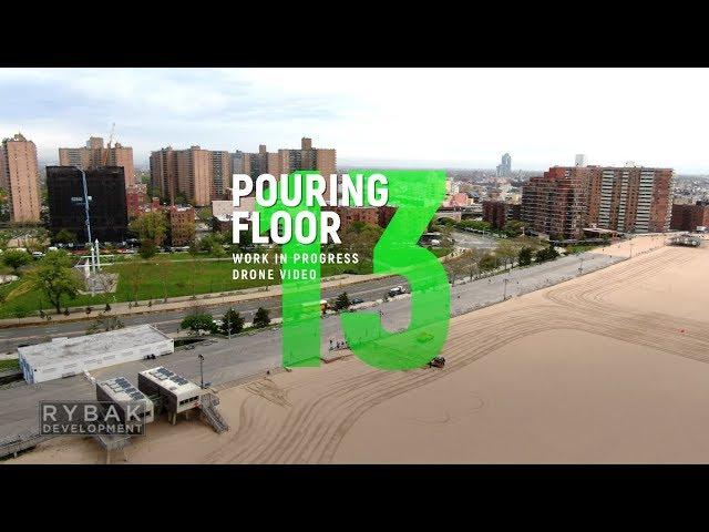 Sea Breeze Tower | Pouring The 13th Floor | Drone Video