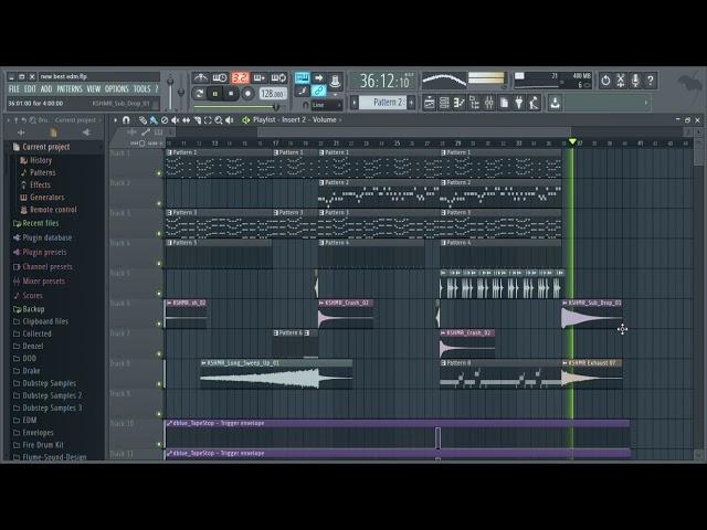 Fl studio EDM Beats and How to use dblue TapeStop