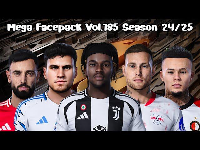 Mega Facepack Vol.185 Season 24/25 - PES 2021 & Football Life 2024