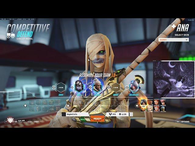 21K HEALS! TOP 500 ANA! GALE INSANE ANA GAMEPLAY OVERWATCH 2 SEASON 1