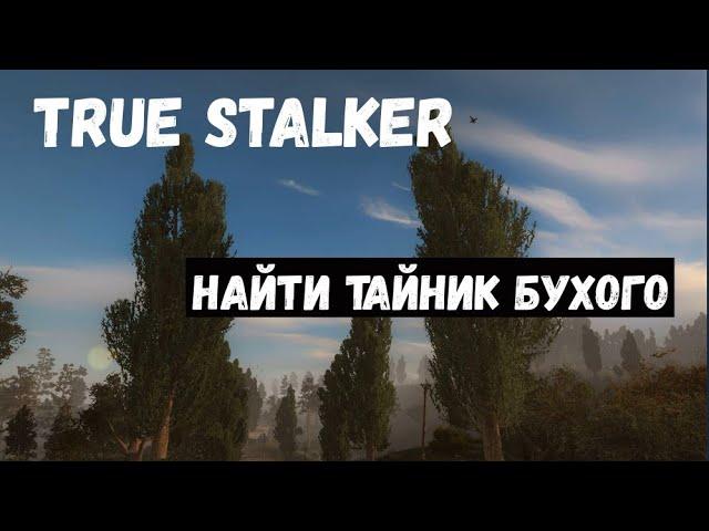 True Stalker  Тайник Бухого  Добраться до схрона