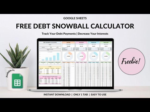 Become Debt free and get your FREE Debt Snowball here!