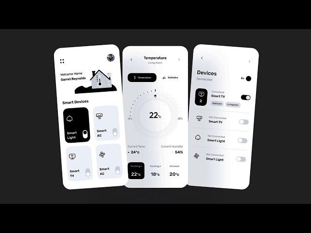  Modern Smart Home UI • Flutter Tutorial 