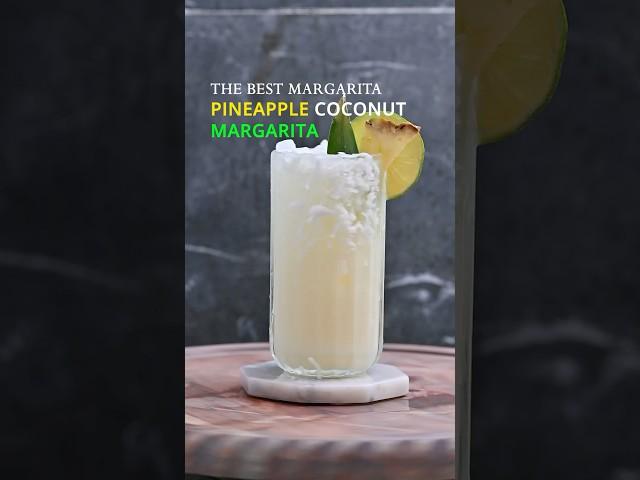  Pineapple  Coconut Margarita , it's a perfect combination for a hot ️ summer day! #cocktail