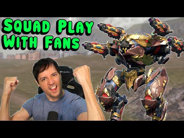 Intense Squad Play with Fans! War Robots Mk3 Team Gameplay WR