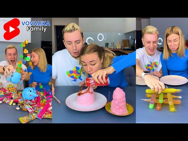 BEST FUNNY TikTok videos and food challenges by VOVALIKA FAMILY