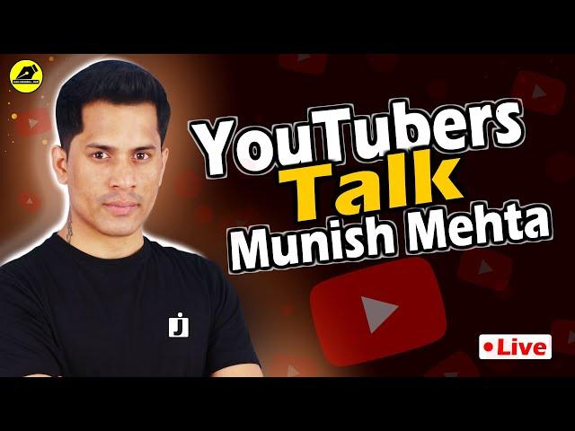 YouTubers Talk | Munish Mehta Live | Episode 3 | Animated Video For YouTube | @LearnAnimationHindi