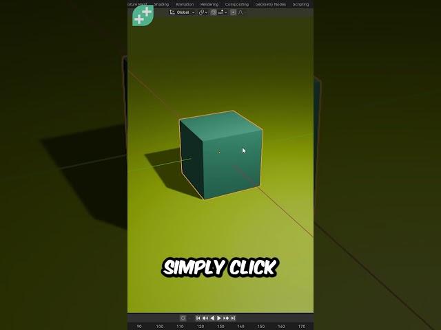 ️ Blender Hack: Add Subdivision Surface Modifier with One Simple Shortcut!  #shorts