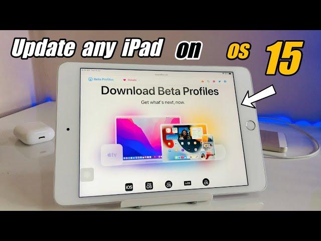 How to Update any iPad on iPad os15 || How to install iPad os 15 beta profile     Iin any iPad