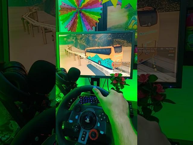 Rota Factor Map Dangerous Road | ETS2 #Short #shorts #bus #eurobus #viral #logitech #trucks #TPK