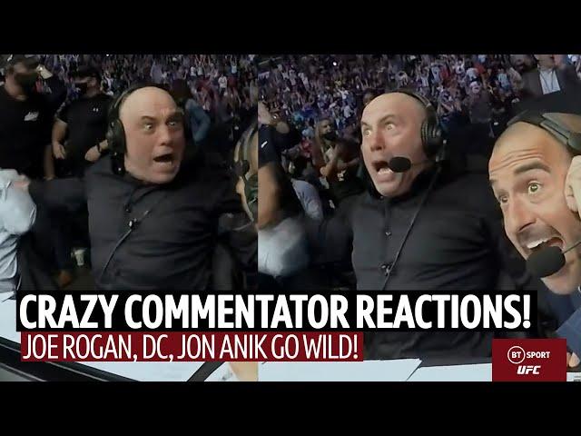 Wow! Joe Rogan, Daniel Cormier and Jon Anik go wild for UFC 261 KOs!