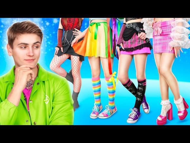 Встречаюсь с Четырьмя Девушками Одновременно! Alt vs Soft vs Indie vs E-Girl