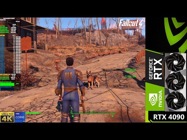 Fallout 4 Next Gen Update, HD Texture Pack, Ultra Settings 4K | RTX 4090 | i9 14900KS