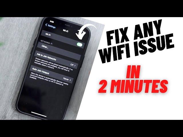 My iPhone wont connect to Wifi -Solved