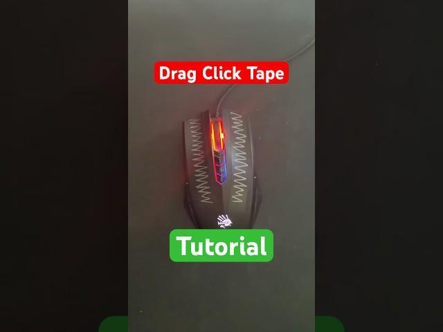 Dragclick Tape Tutorial for Minecraft #shorts