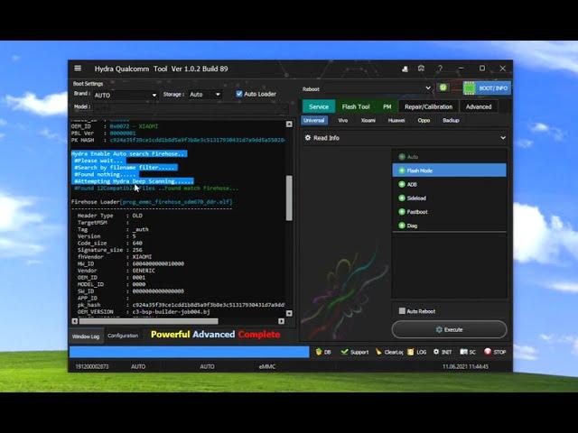 Qualcomm Auto Boot Deep Scanning by Hydra Dongle