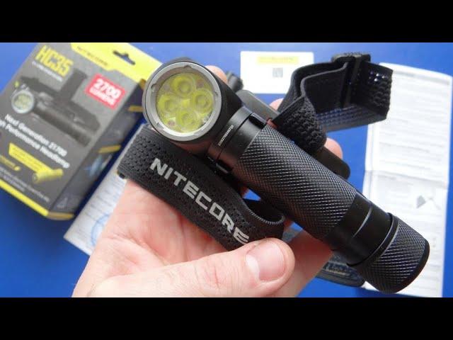 МОЩНЕЙШАЯ СЕРИЯ! Налобный фонарь NITECORE HC35