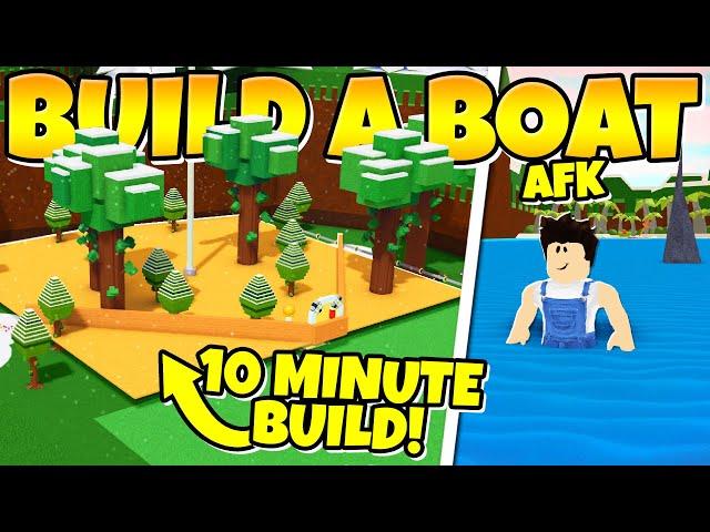 BUILD THIS AFK GOLD FARM IN 10 MINUTES! Build a Boat