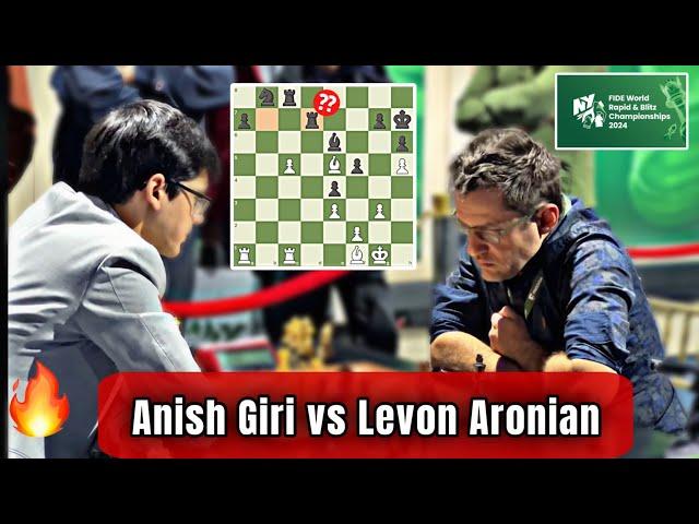 Giri vs. Aronian: Rapid Fire Showdown! ️ Round 6 FIDE World Rapid 2024 