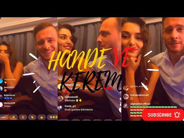 Hande ve Kerem live with English subtitles ️ | Subscribe️