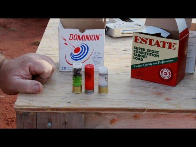 Test Firing Dominion Arms 12 Gauge Slugs and 00 Buckshot