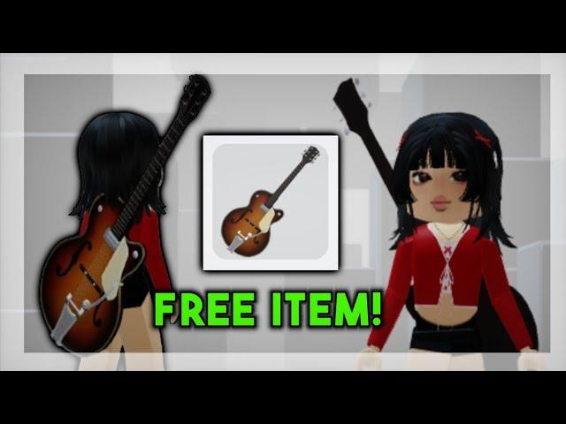 Roblox FREE Item! How to get Guitar I - George Ezra for 0 Robux