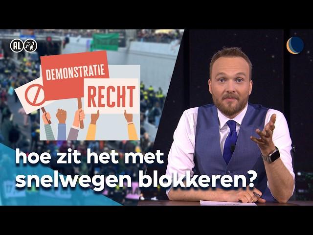 Wat houdt het demonstratierecht in? | De Avondshow met Arjen Lubach (S6)